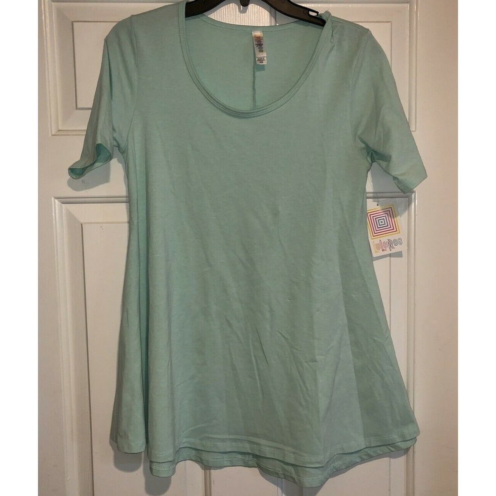 New LulaRoe Perfect T Green Women's Size XS Short Sleeve